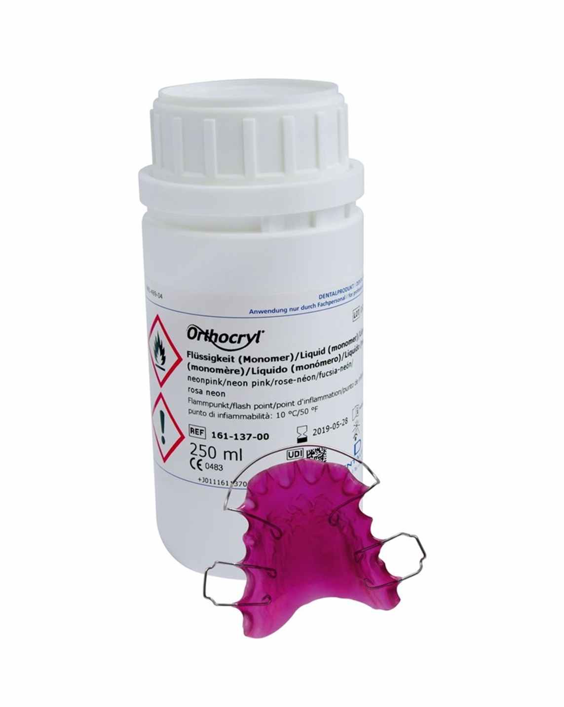 Orthocryl Flüssig neonpink 250ml