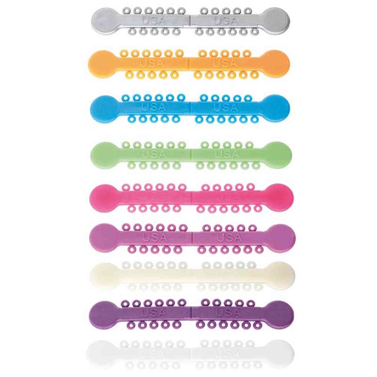 Ligaturen Elastik silber 120° Pa Ligaturen Elastik silber 120° Pa