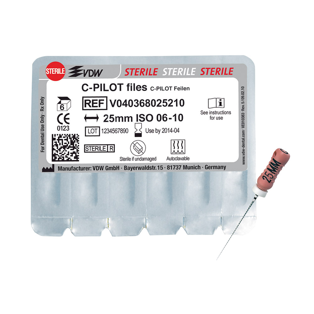 C-Pilot Feilen steril 006 25mm 6St C-Pilot Feilen steril 006 25mm 6St