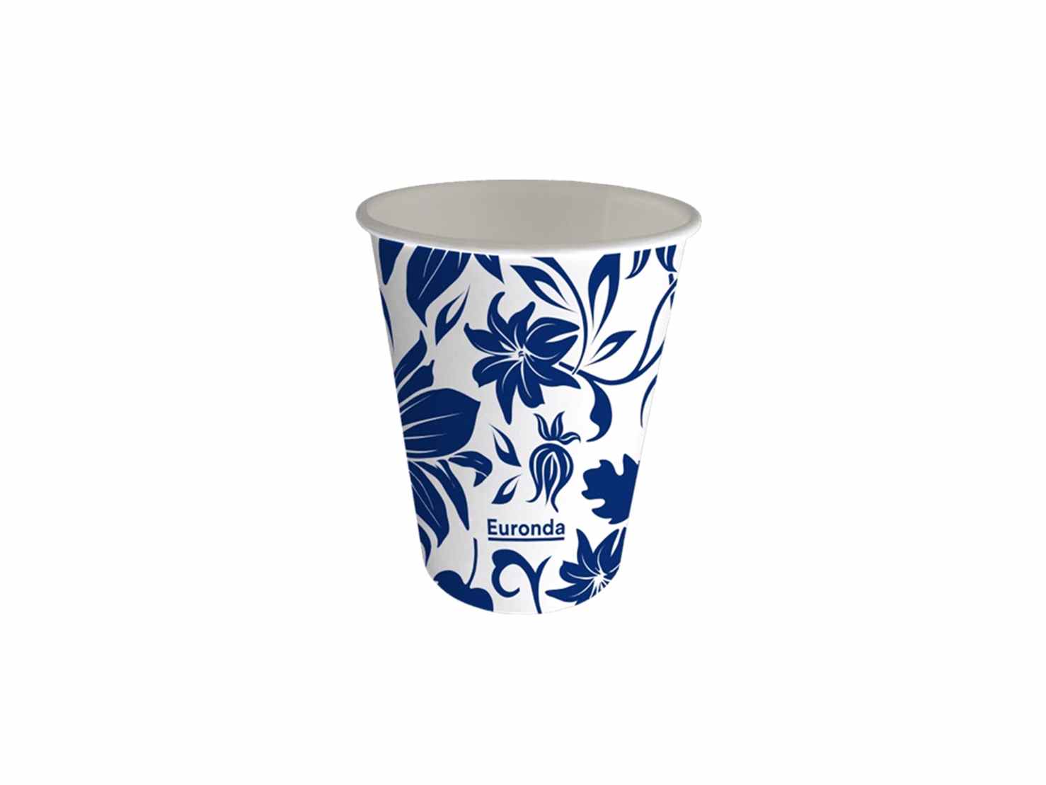 Monoart Becher Flower blau 180ml 1000St