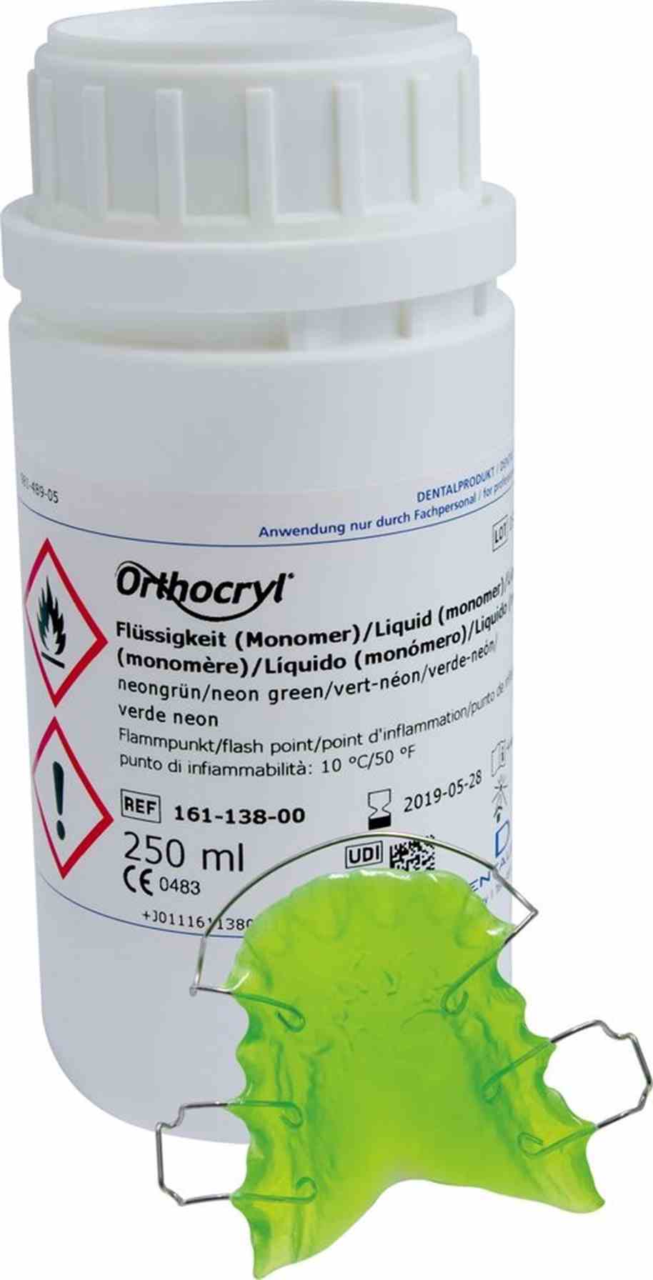Orthocryl Flüssig neo-grün 250ml