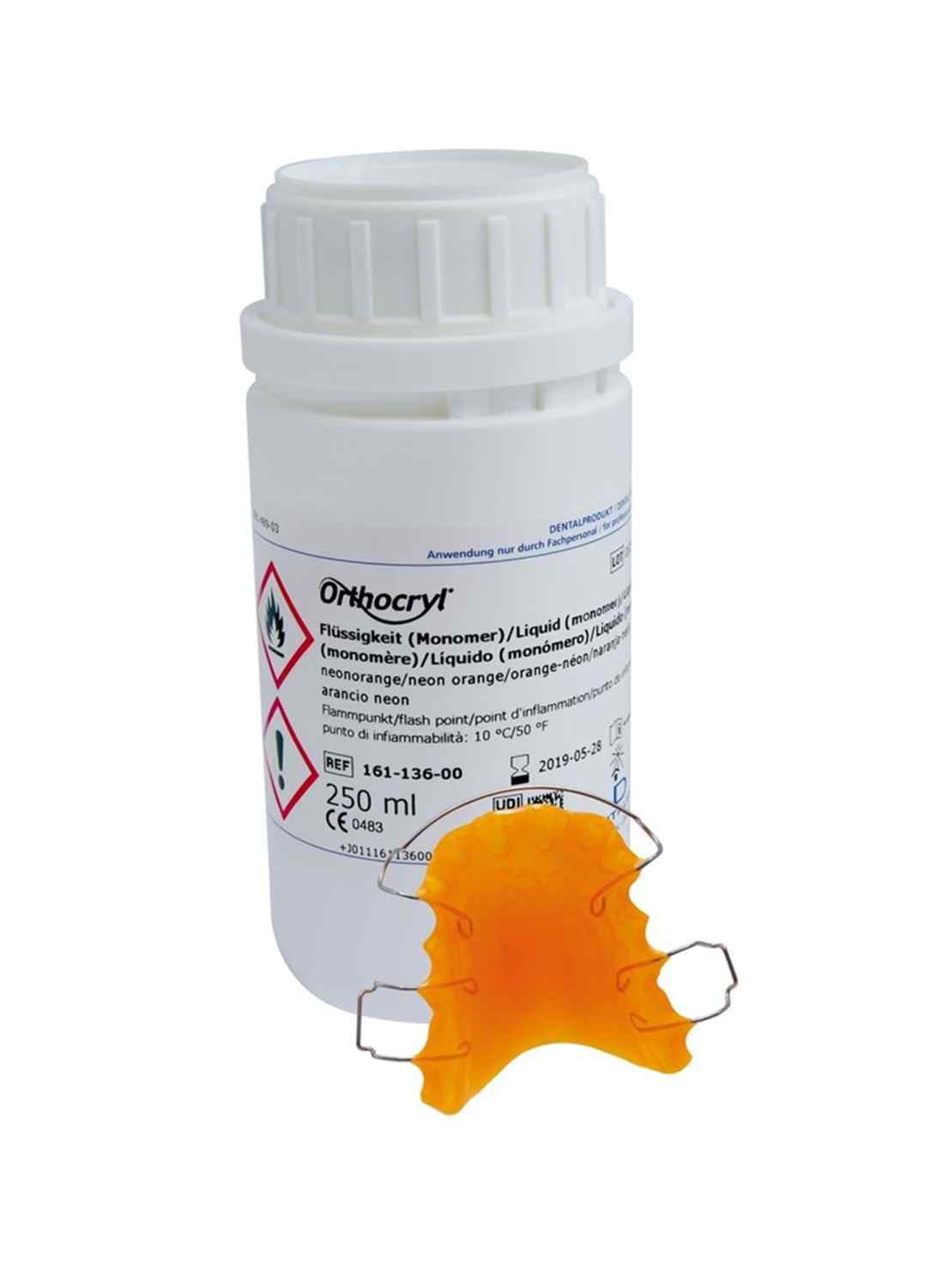 Orthocryl Flüssig neonorange 250ml
