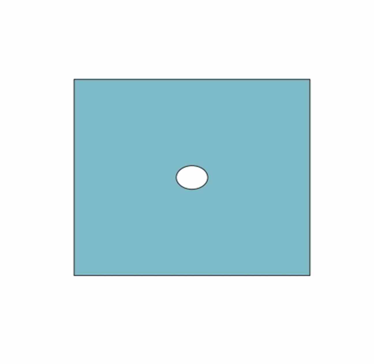 Barrier Lochtuch oval 50x60 70St