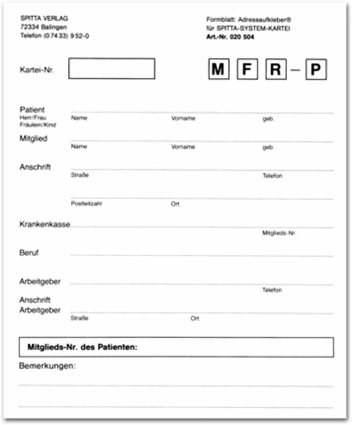 Anschriftblatt grün A5-504 50St Anschriftblatt grün A5-504 50St