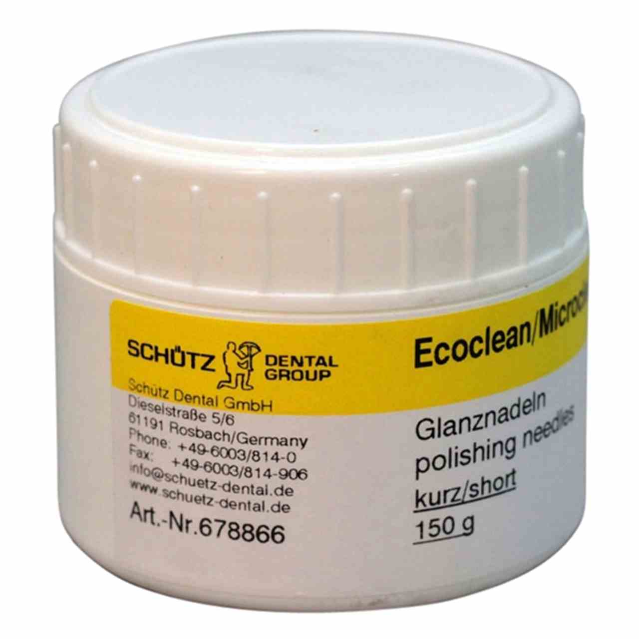 Ecoinox Glanznadeln kurz 150g Pa