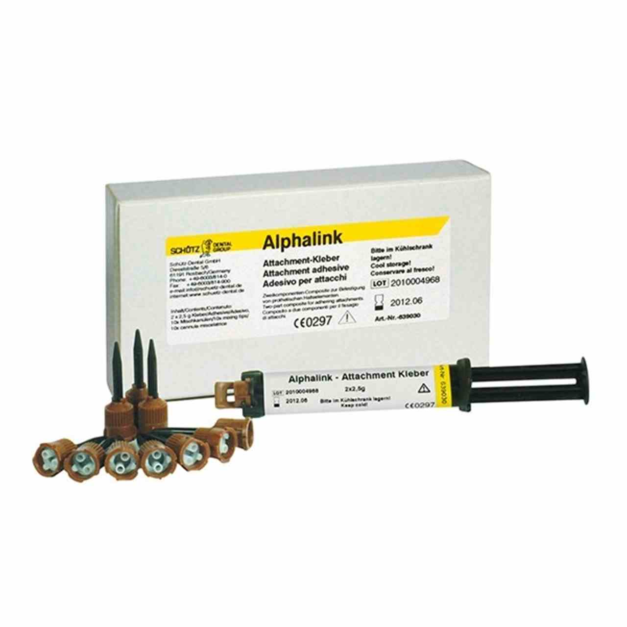 Alphalink Attachm. Kleb. Kart.+10MK Set