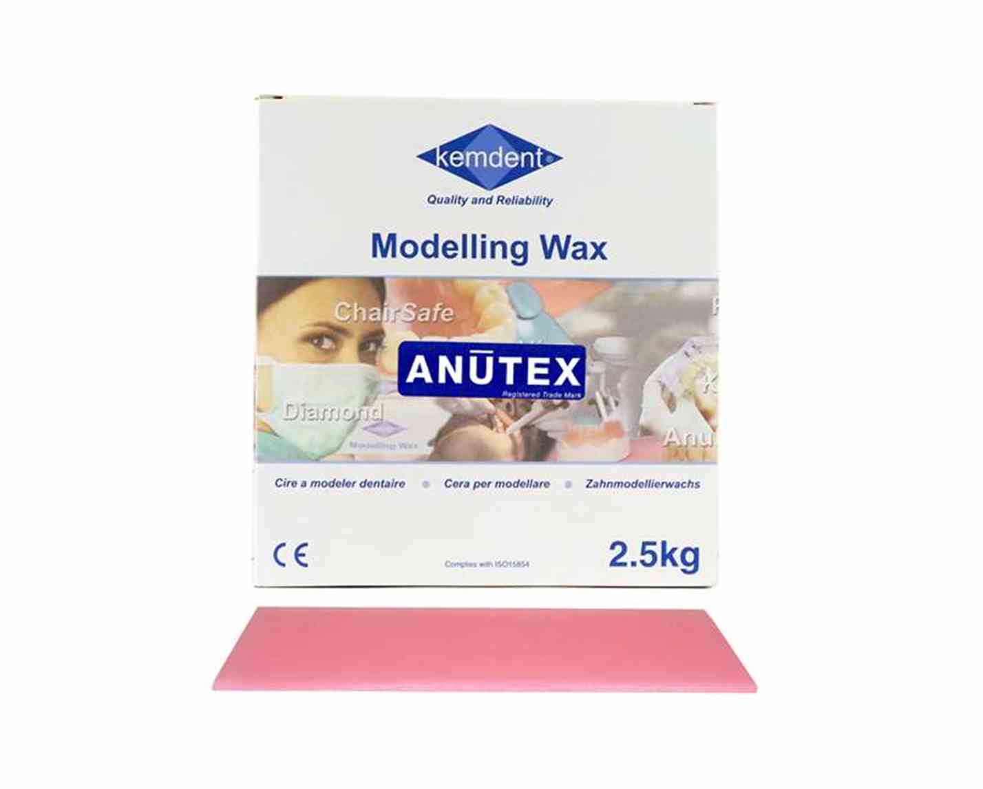 Anutex Modellierwachs rosa transl. 2,5KG Anutex Modellierwachs rosa transl. 2,5KG