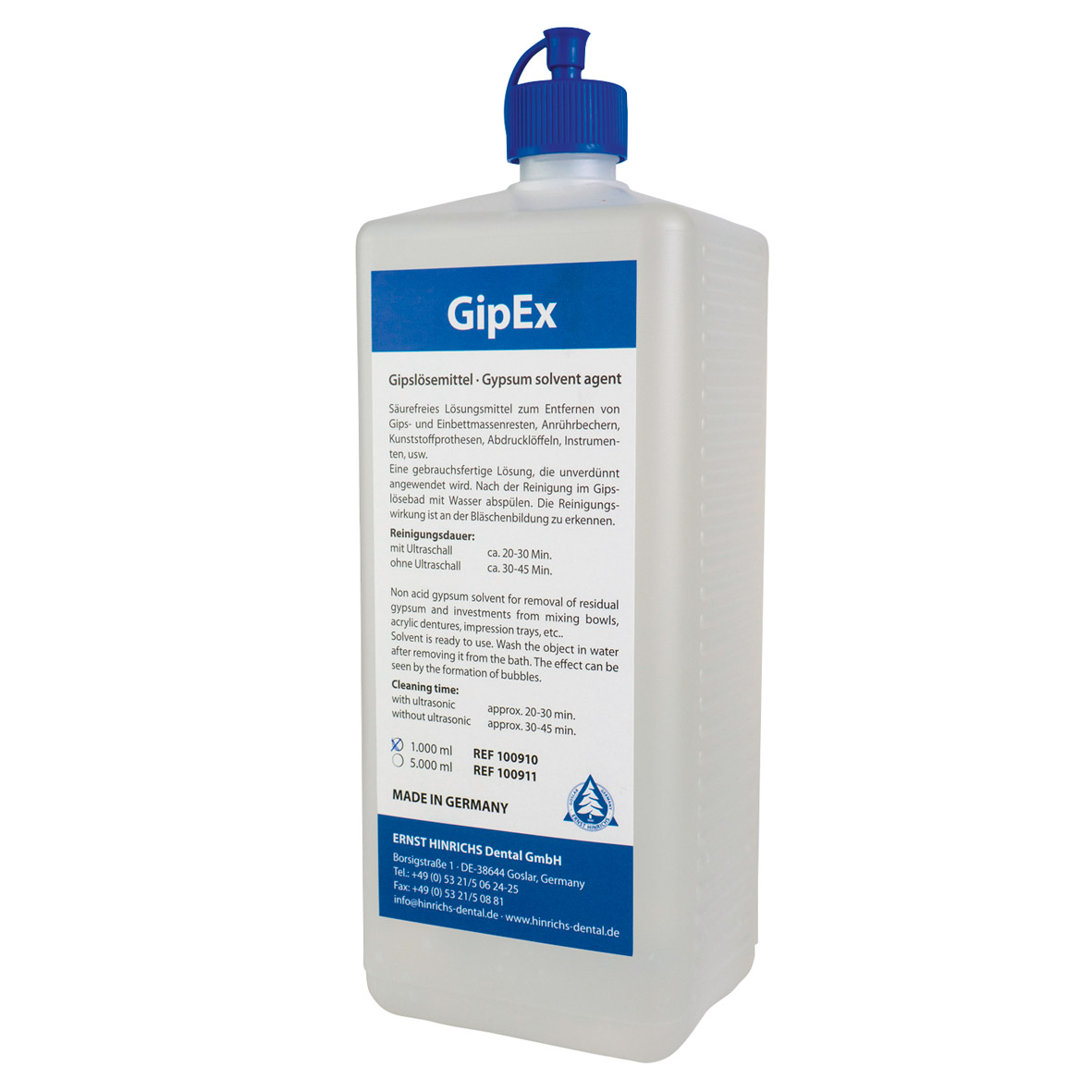 GipEx Gipslöser Hinrichs 1L Fl GipEx Gipslöser Hinrichs 1L Fl