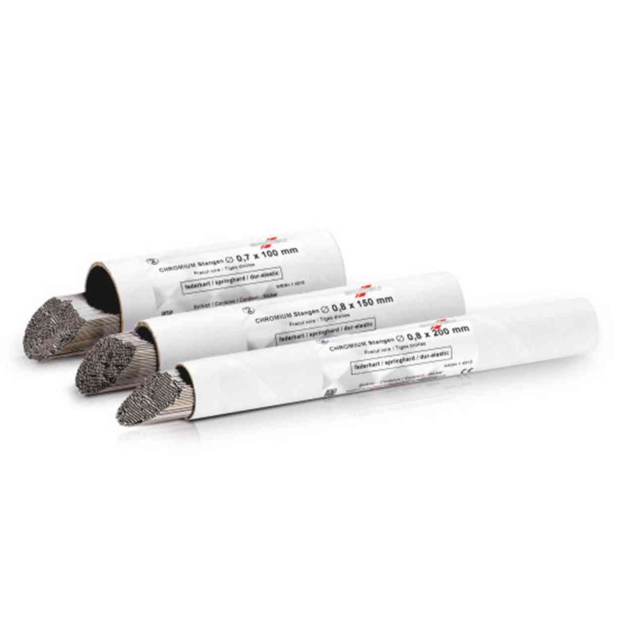Chromium Draht 0,7 fh 150mm 500g Chromium Draht 0,7 fh 150mm 500g