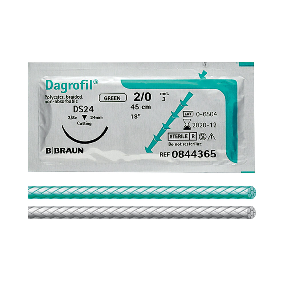 Dagrofil grün 3/0 DS19 45cm Dtz