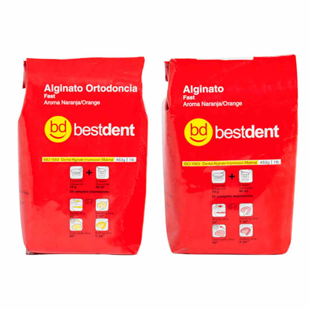 Alginat Fast Set orange Bestdent 453g