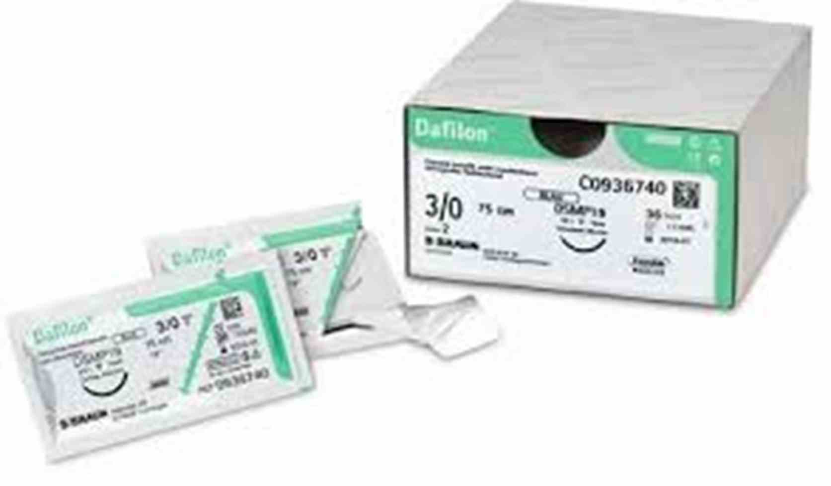 Dafilon blau 4/0 DSMP16 45cm 3Dtz