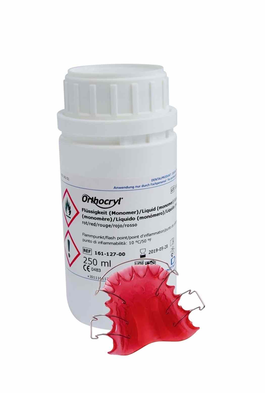 Orthocryl Flüssig rot 250ml