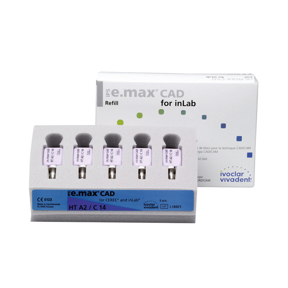 IPS e.max CAD Cer/inLab HT A1 I12 5St IPS e.max CAD Cer/inLab HT A1 I12 5St