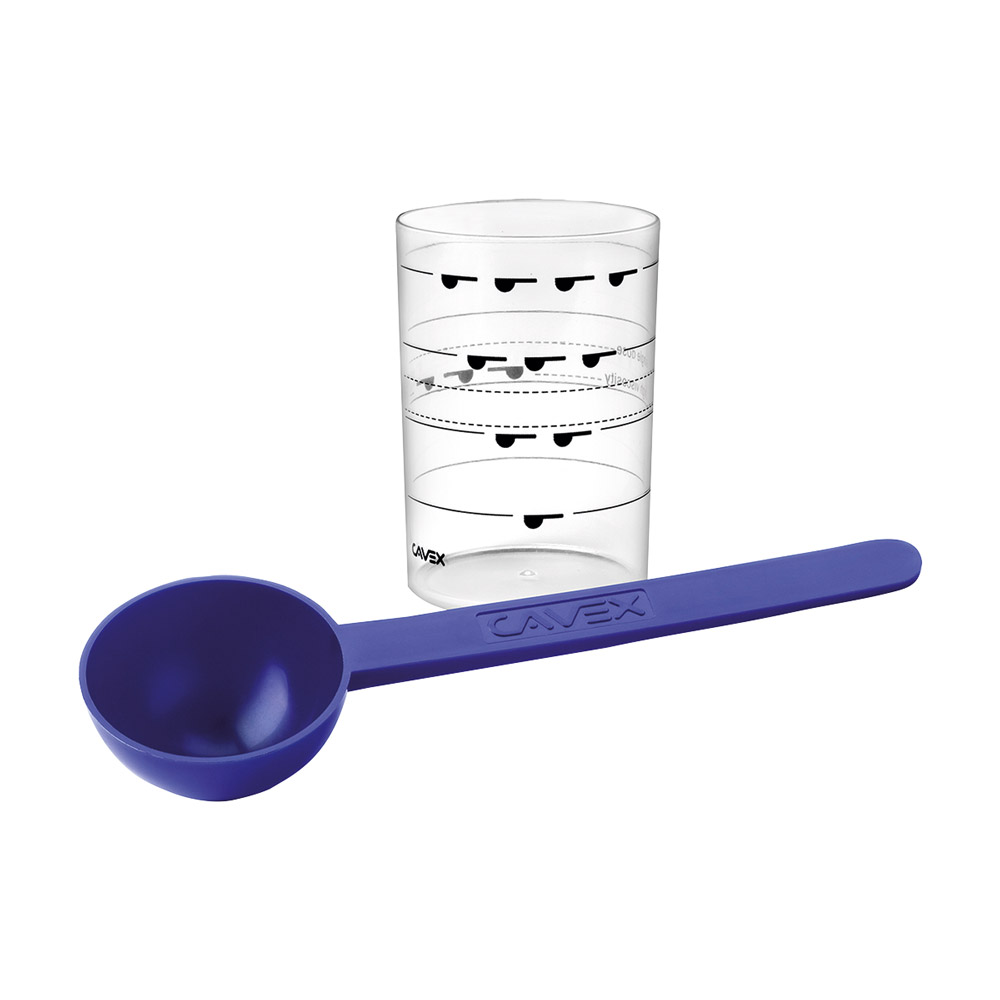 Cavex Pulverlöffel u. Wasserdosierung St Cavex Pulverlöffel u. Wasserdosierung St