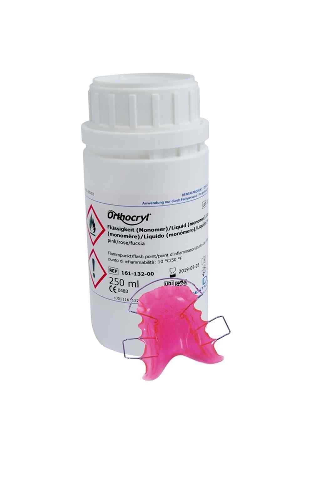 Orthocryl Flüssig pink 250ml
