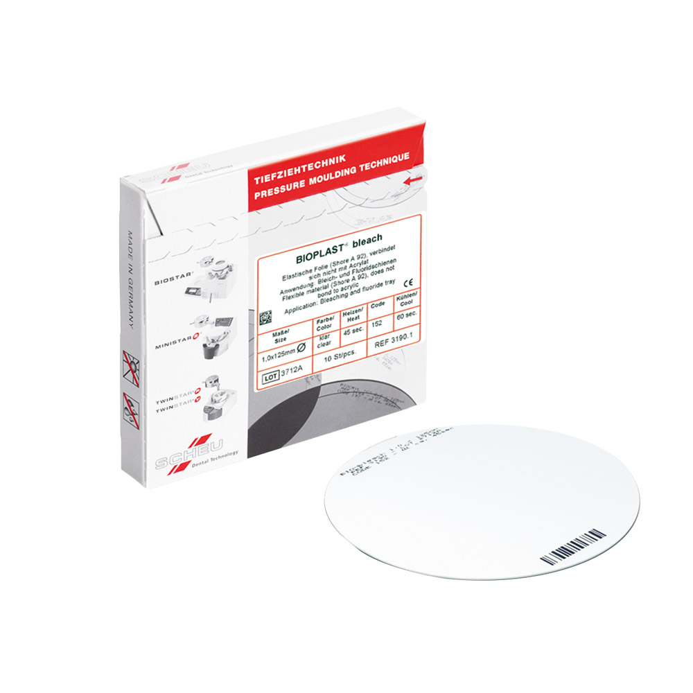 Bioplast 1,0x125 rund bleach 10St Bioplast 1,0x125 rund bleach 10St