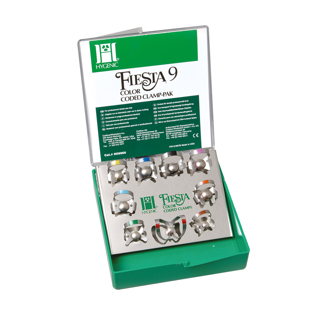 Fiesta Kofferdam-Klammern m.F.9-Set Fiesta Kofferdam-Klammern m.F.9-Set